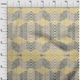 thumbnail image 3 of oneOone Cotton Silk Yellow Fabric Geometrical Craft Projects Decor Fabric Printed By The Yard 42 Inch Wide, 3 of 4