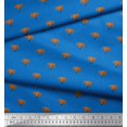 thumbnail image 2 of Soimoi Poly Georgette Fabric Elephant Face Animal Print Fabric by The Yard 42 Inch Wide, 2 of 3
