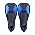 thumbnail image 3 of CSChome Lightweight Diving Fins Plastic Diving Fins Swimming Training Flippers Short Blade Flippers Leg Strength Building, 3 of 7