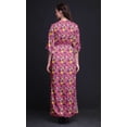 thumbnail image 4 of Bimba Rayon Circle & Triangle Geometric Ladies Long Gown Boho Beach Cocktail Party Maxi SlitDress-XSmall, 4 of 6