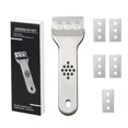 thumbnail image 1 of BMYJ Locking Razor Blade Scraper with 5 Extra Blades, Retractable Razor Blade, Scraper Tool for Cleaning Window, Paint, Cooktop, Oven, Glass Stove Top Scraper, 1 of 6