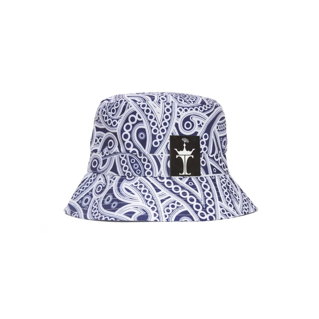 TopHeadwear Sized Bucket Hats - Tribal - Navy/White - Large/X-Large