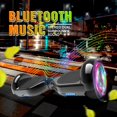 thumbnail image 3 of Hoverboard Bluetooth pour Enfants, Trottinette Auto-Équilibrée Couleur Araignée et Couleur Chrome avec Haut-Parleur Sans Fil Intégré et Roues Lumineuses, 3 of 7