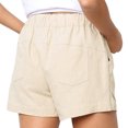 thumbnail image 2 of Birdeem Womens Plus Size Drawstring Casual Elastic Waist Pocket Loose Solid Shorts Pants, 2 of 5