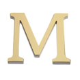 thumbnail image 1 of 3D Acrylic Large Letter Wall Stickers For DIY Home With Self Logo Art And Decals In Gold Finishes For Living Room Bedroom And Shopfront Use, 1 of 5
