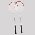 thumbnail image 4 of 2 Pieces Badminton Racket Set Badminton Equipment Durable Badminton Racquet for Adults and Teenagers Playing Backyard Game Practice Without Bag, 4 of 10