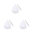 thumbnail image 1 of relayinert 2 Pcs Voiles de Mariée Coiffe Accessoires de Mariage Légers pour Cadeau 3Ensemble, 1 of 6