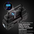 thumbnail image 3 of AMERTEER Automatic Digital Display Smart Preset Inflation Tire Inflator with LED Light 12V 150PSI Wire Auto Tire Inflator Pump, 3 of 7