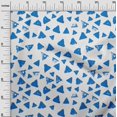 thumbnail image 3 of oneOone Viscose Chiffon Blue2 Fabric Geometric Sewing Craft Projects Fabric Prints By Yard 42 Inch Wide, 3 of 4