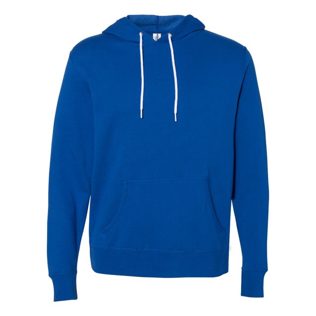 Independent Trading Co. Unisex Lightweight Hooded Sweatshirt, L, Cobalt