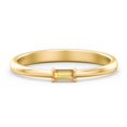 thumbnail image 1 of East-West Stackable Baguette Ring in 10K Yellow Gold, 1 of 3