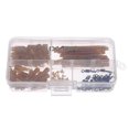 thumbnail image 4 of Lixada 100pcs Terminal Carp Fishing Tackle Safety Clips with Pins Tail Rubber Tubes Sleeves Quick Change, 4 of 7