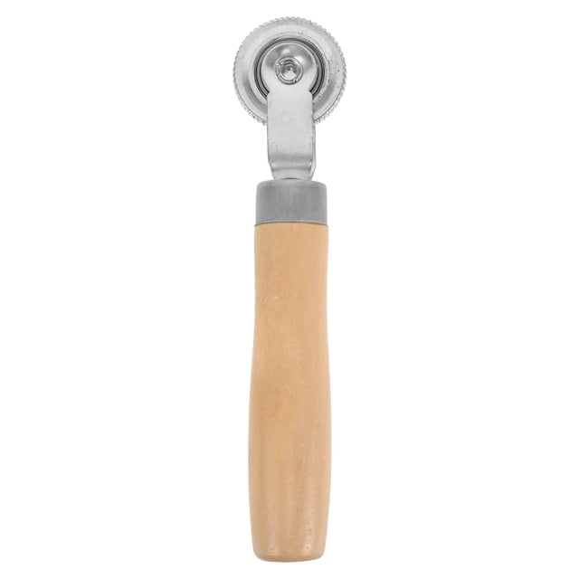 1 Pc Practical Car Tire Repair Tool Wooden Handle Roller Car Tire Pressing Wheel