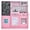 Pink, variant on Costway Kid's Pretend Play Kitchen Toddler Kitchen Playset with Blackboard Pink