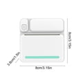 thumbnail image 3 of Blue Portable Mini Pocket Printer Bluetooth Thermal Inkless Printer For Note Sticker Label Barcode Printing 3.14X3.14X1.49 Inches With 1 Roll Paper Charging Cable Ideal For Office Home Sch, 3 of 6