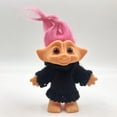 thumbnail image 2 of Poupées Mini Trolls, Figurines d'Action Mini Trolls Vintage 4 Pouces Gâteau Cheveux Roses, 2 of 6