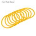 thumbnail image 4 of Unique Bargains 8.5cm Plastic Carnival Ringtoss Rings Hoop Party Favor Game, Yellow 24 Pack, 4 of 5