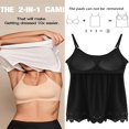 thumbnail image 2 of CHOK Camisoles à Soutien-Gorge Intégré pour Femmes, Bretelles Spaghetti Ajustables, Débardeur Sans Manches, Hauts d'Été, 2 of 6