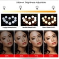 thumbnail image 3 of LED Vanity Mirror Light Bulb Dimmable Makeup Mirror Lights Dressing Light with 3 Color Temperatures 10 Brightness Levels Fill Light USB Plug and Play, 3 of 6