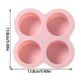 thumbnail image 2 of Bakeware Silicone Bakeware for Four Connected Cylinder Cakes with Versatile Design for Pastries and Use, 2 of 2