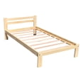 thumbnail image 1 of Twin XL Bed Wooden Frame Solid Pine Unfinished with Slats Amazonas, 1 of 5