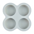 thumbnail image 1 of Bakeware Silicone Baking Tray for Four Connected Cylinders - Versatile Design for Precisely Shaped Pastries and Cakes, 1 of 2