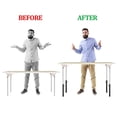 thumbnail image 4 of Table Leg Height Extensions, Table Leg Extenders Steel Practical Widely  44cm  For Desk, 4 of 8