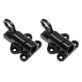 thumbnail image 2 of Pull  Latch Lock, Automatic Door Latch Lock 2PCS Black Erosion Resistance  for Kitchen Bedroom Doors, 2 of 8