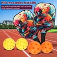 thumbnail image 2 of Fiberglas Pickleball Rackets Set Pickleball Paddle Set of 2 Rackets, 2 of 8