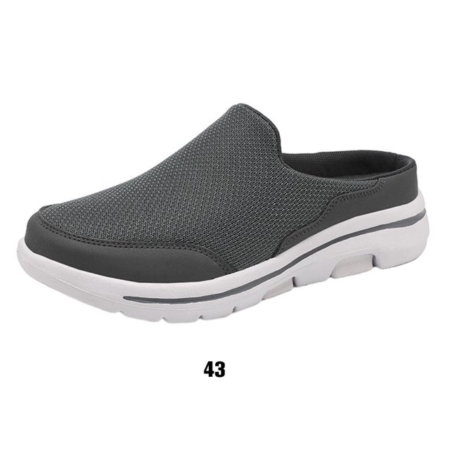 serony 1 Paire de Sandales pour Femmes Style Décontracté Portable en Maille Respirante Design Simple Gris Foncé Taille 43
