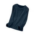thumbnail image 1 of Pyjama en Flanelle pour Femmes, Haut de Pyjama Décontracté à Manches Longues en Flanelle, Haut pour Femmes, 1 of 9