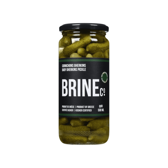 Brine Co Gherkins Pickles 500ML Jar