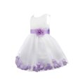 thumbnail image 2 of Oyolan Robe de Demoiselle d'Honneur pour Bébé Fille Robe de Fête Formelle de Mariage Robe de Baptême en Tulle Princesse Concours Lavande 6, 2 of 4