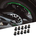 thumbnail image 3 of thinsony 10pcs Screw Nuts Rubber Motorcycle Windscreen Nuts Shock-proof Motorbike Well Fasteners, M4, 3 of 7