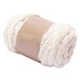 thumbnail image 4 of Chunky Wool Yarn Washable Handcrocheted Weight Yarn for Bed Craft beige white, 4 of 8