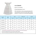 thumbnail image 2 of Glamulice Robe de Baptême Fleurie pour Bébé Fille Robe de Fête Formelle pour Occasion Spéciale, Blanc, 3, 2 of 5