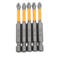 thumbnail image 2 of Impact Screwdriver Bits,  Screwdriver Bit Stable And Reliable 5PCS S2 Alloy Steel Multifunctional  For Construction Site, 2 of 8