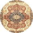 thumbnail image 1 of Ahgly Company Indoor Round Abstract Red Abstract Area Rugs, 5' Round, 1 of 6