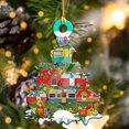 thumbnail image 3 of Pendentif de Noël Série Modèle Résistant aux Intempéries Porte en Bois Décoration Signe Enfants Cadeau, 3 of 9