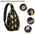 thumbnail image 2 of Pizza Lover Pizza is Life Life is Better with Pizza Lightweight Multipurpose Travel Sling Backpack, 2 of 6