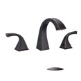 thumbnail image 2 of 8 inch Widespread Bathroom Faucet with Drain Assembly, 2 of 6