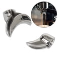 thumbnail image 3 of Bec de Porte-Filtre Double en Acier Inoxydable Bec Double pour machine à espresso de 58 mm, 3 of 4