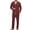 Wine, variant on Gift TIMIFIS Mens Pajama Set Soft Long Sleeve Pajamas for men Lightweight Button Up Sleepwear Lounge Pjs Set With Pockets pring/Summer