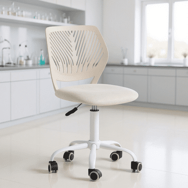 Homy Casa Ergonomic Adjustable Swivel Stool with Height Control Rolling Base for Lab Clinical Home Office