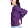 thumbnail image 3 of Hanes Womens ComfortSoft EcoSmart Crewneck Sweatshirt, M, 3 of 4