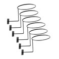 thumbnail image 2 of 6pcs Metal Helmet Holder Wall Mount Hat Ball Wig Rack Hanger Hook Stand-Vinsniv, 2 of 4