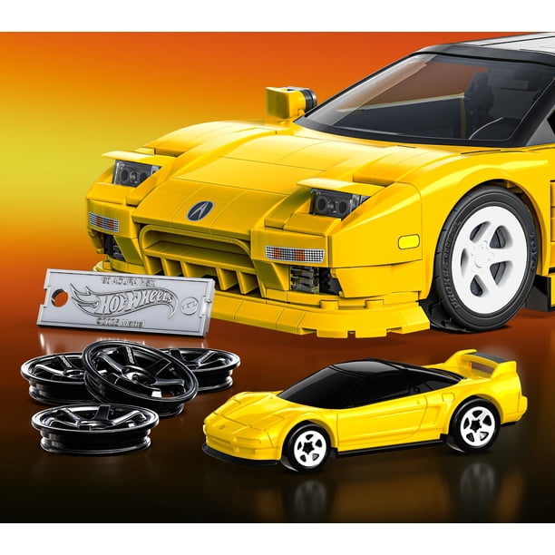 Mattel Brick Shop Hot Wheels '90 Acura NSX Building Toy (877