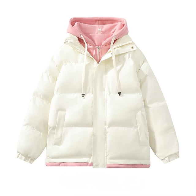 Pisexur Winter Coats for Men Long Sleeve Solid Color Mens Winter Jacket Casual Zipper Button Drawstring Warming Jacket Oversized Hooded Jacket Outerwear with Pockets S-3XL