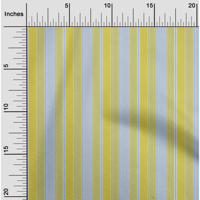 oneOone Cotton Flex Fabric Multicolor Stripe Print Fabric By The Yard 40 Inch Wide