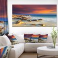 thumbnail image 1 of Beach with Stones on Foreground - Extra Large Seascape Art Canvas, 1 of 3